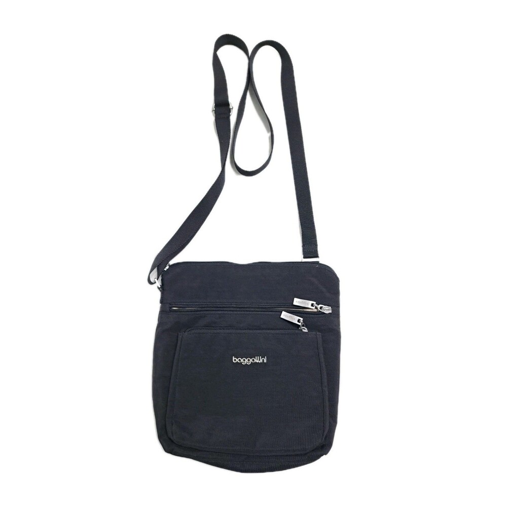 Baggallini Modern Pocket Crossbody Bag Travel Nylon Black Lightweight